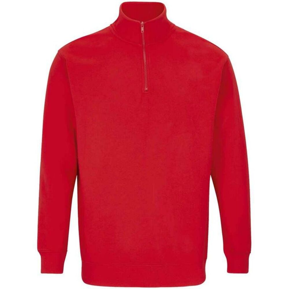 SOLS Unisex Adult Conrad Quarter Zip Sweatshirt / Bright Red